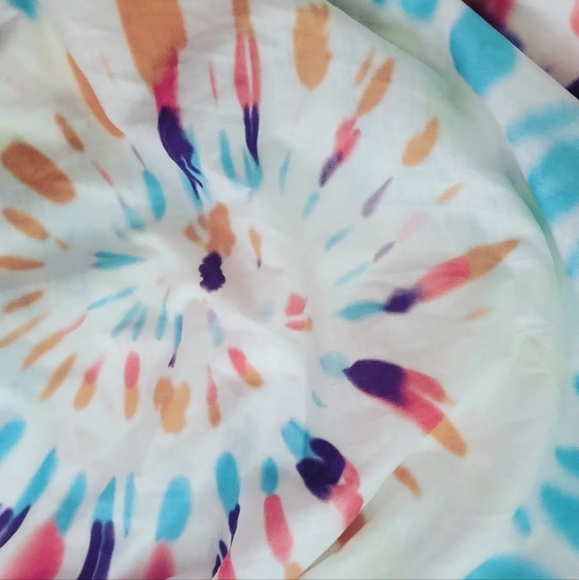 Tye dye Crop top midi dress size large - Picture 5 of 9